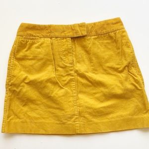 Vintage J. Crew corduroy mini skirt